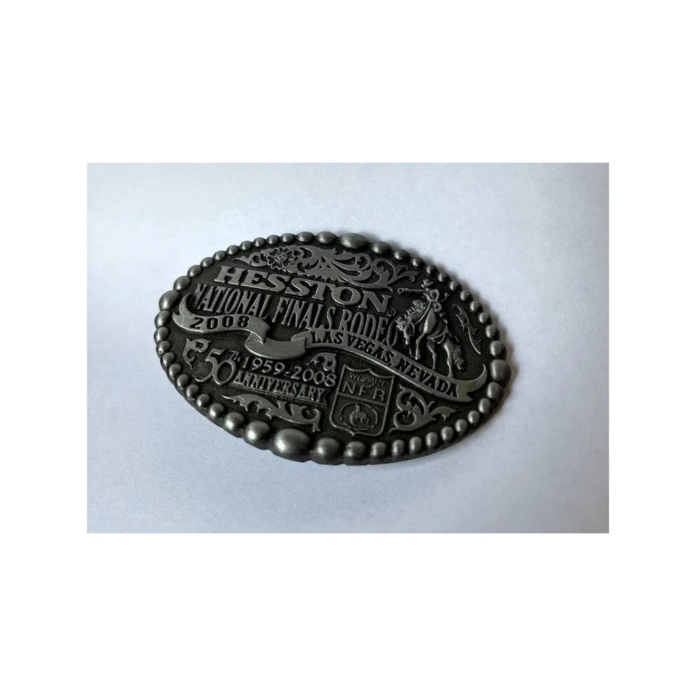 Hesston National Finals Rodeo 2008 Youth (Small) NFR Cowboy Buckle New AGCO PCRA
